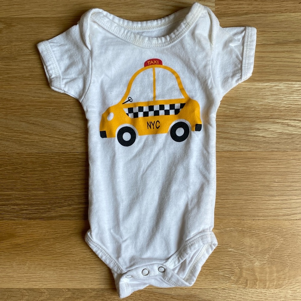 MINY ME | NEWBORN NYC TAXI ONESIE
